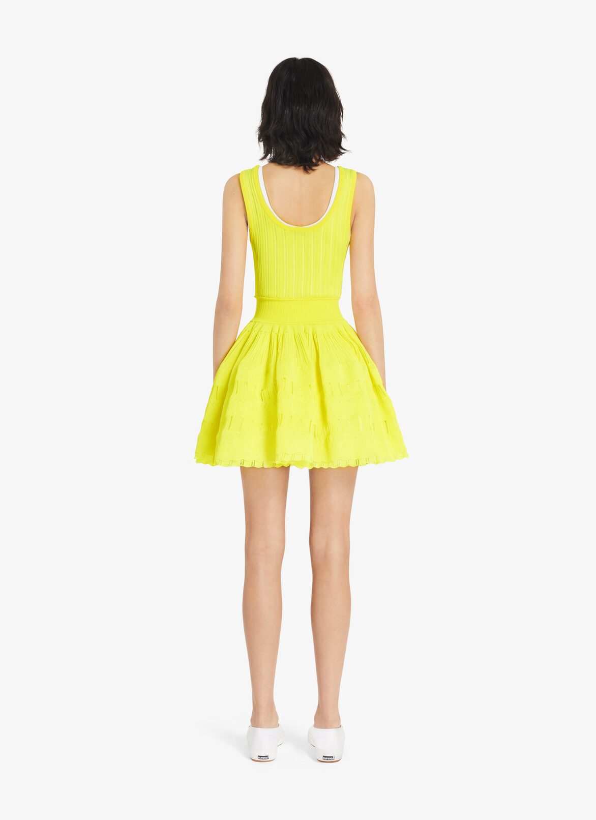 Abito Crinoline lucido ALAÏA ABITO CRINOLINE LUCIDO GIALLO FLUO